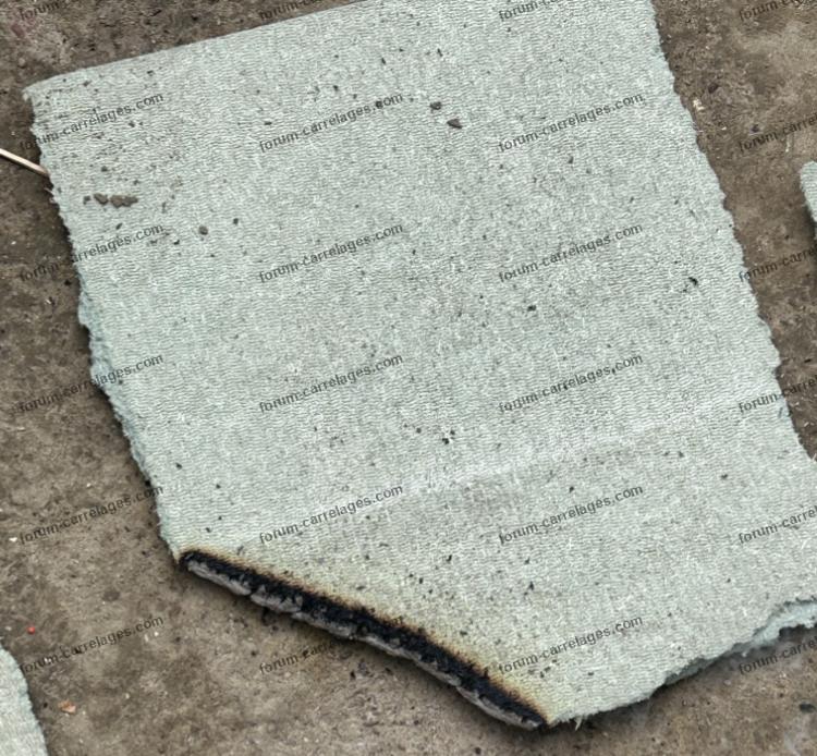 amiante sous du parquet