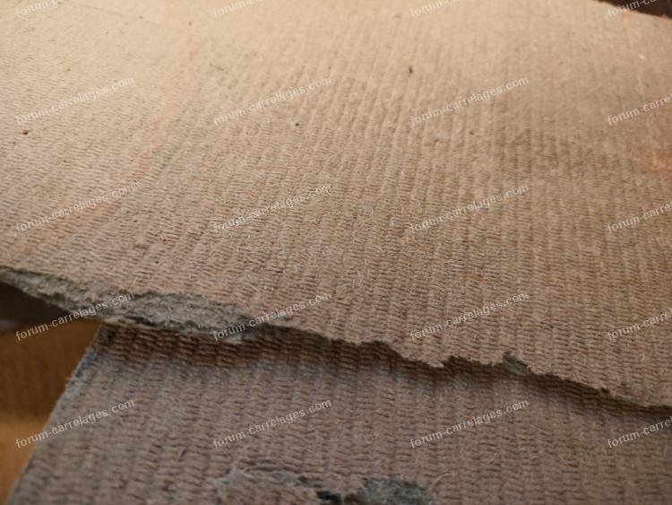 amiante sous du parquet